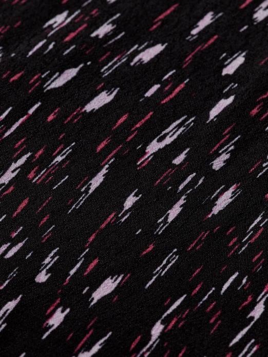 Scotch & Soda femmes robe courte imprimée à manches longues et col en V pluie ikat vêtements 4HB426