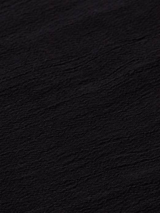 Scotch & Soda femmes robe midi ceinturée à manches longues et col V noir vêtements 4HB439