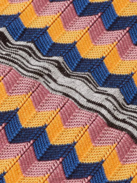 Scotch & Soda femmes robe midi à rayures en maille multi-rayures vêtements 4HB45