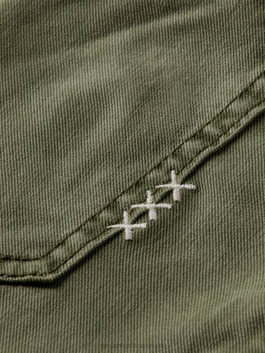 Scotch & Soda femmes short chino teint en pièce olive verte vêtements 4HB4248