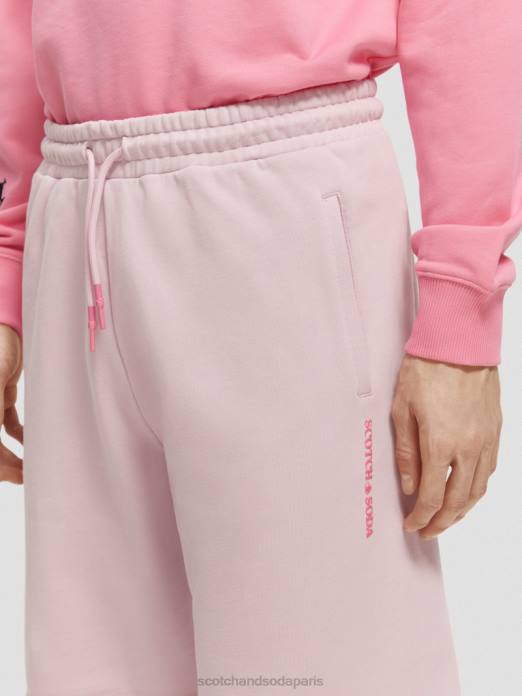 Scotch & Soda femmes short en coton biologique pierre rose vêtements 4HB4252