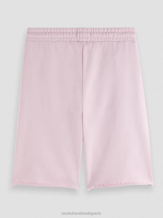 Scotch & Soda femmes short en coton biologique pierre rose vêtements 4HB4252