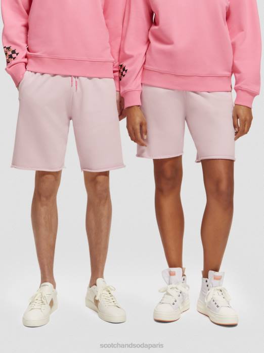 Scotch & Soda femmes short en coton biologique pierre rose vêtements 4HB4252
