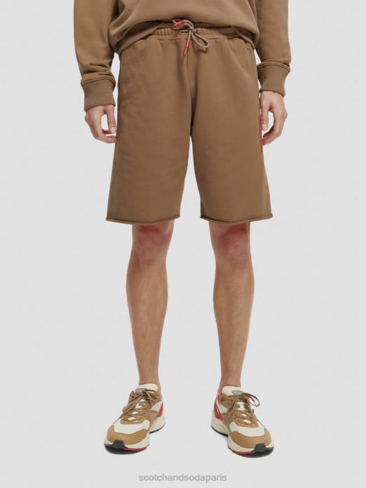 Scotch & Soda femmes short en coton biologique taupe vêtements 4HB4249