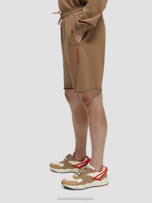 Scotch & Soda femmes short en coton biologique taupe vêtements 4HB4249