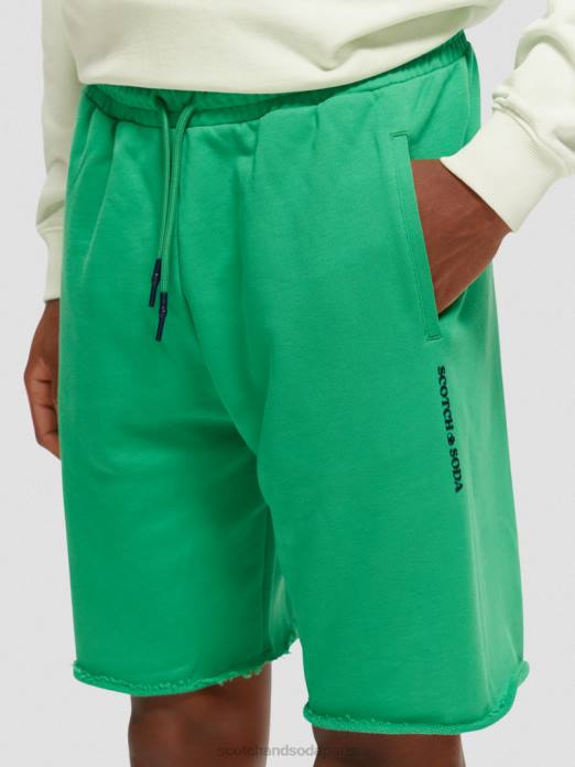 Scotch & Soda femmes short en coton biologique vert amazonien vêtements 4HB4253