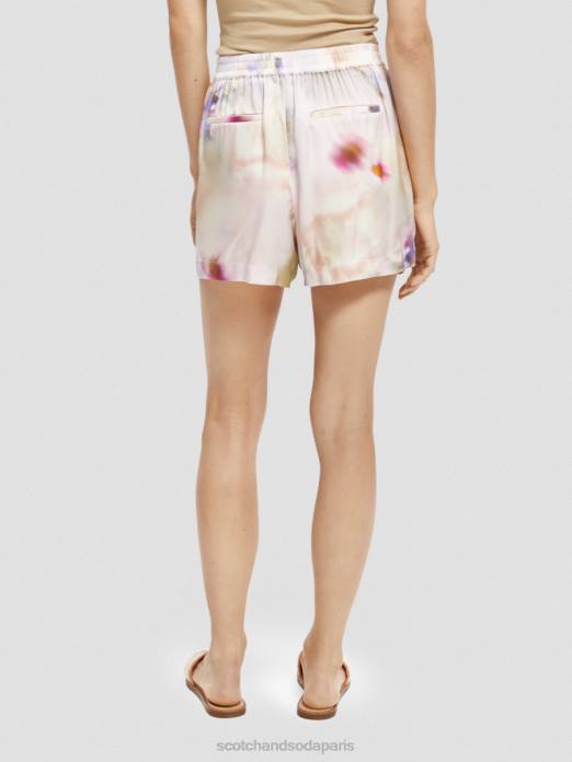Scotch & Soda femmes short large imprimé impression de mouvement vêtements 4HB4244