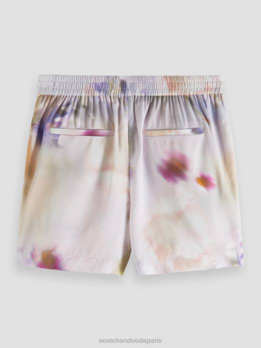 Scotch & Soda femmes short large imprimé impression de mouvement vêtements 4HB4244
