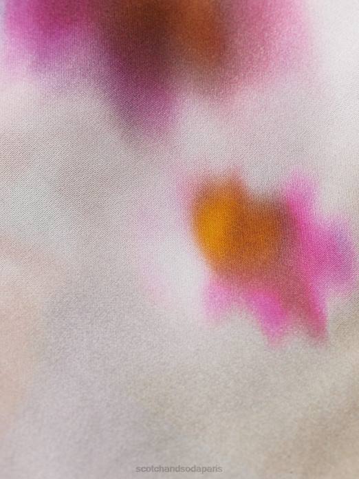 Scotch & Soda femmes short large imprimé impression de mouvement vêtements 4HB4244