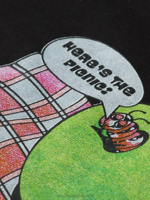 Scotch & Soda femmes sweat ample à motif artistique vintage noir vêtements 4HB4204