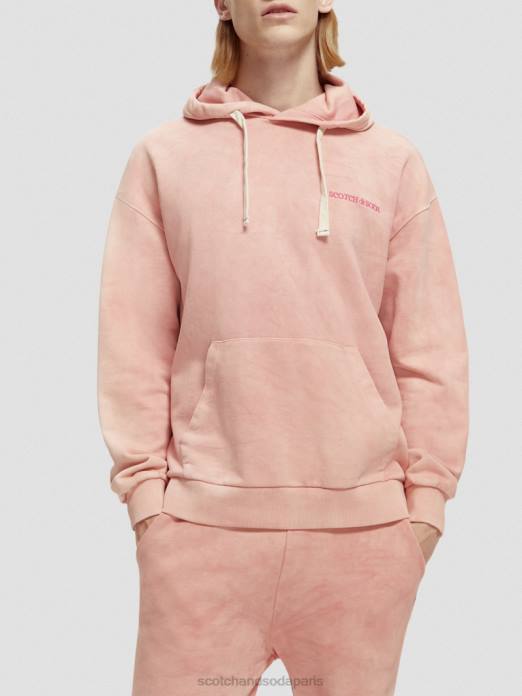 Scotch & Soda femmes sweat à capuche teint en plantes flamant vêtements 4HB4225