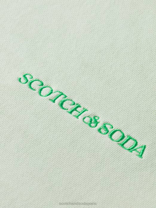 Scotch & Soda femmes sweat à capuche teint en plantes menthe vêtements 4HB4224