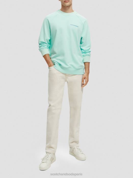 Scotch & Soda femmes sweat à col rond en coton biologique baie vêtements 4HB4193