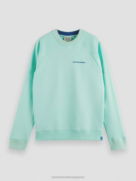 Scotch & Soda femmes sweat à col rond en coton biologique baie vêtements 4HB4193