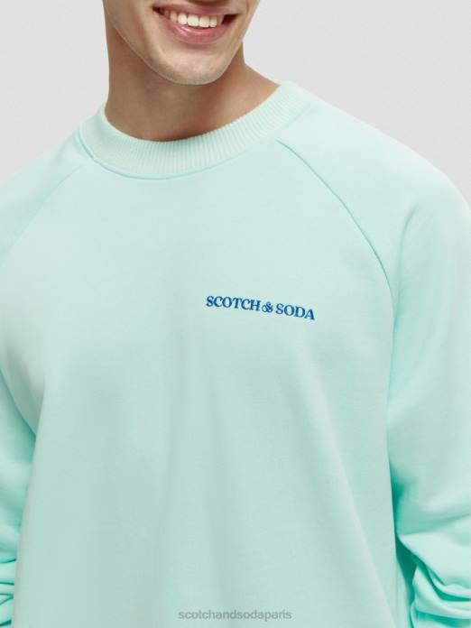 Scotch & Soda femmes sweat à col rond en coton biologique baie vêtements 4HB4193