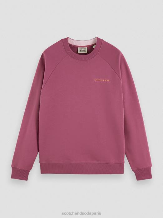 Scotch & Soda femmes sweat à col rond en coton biologique dahlia vêtements 4HB4196