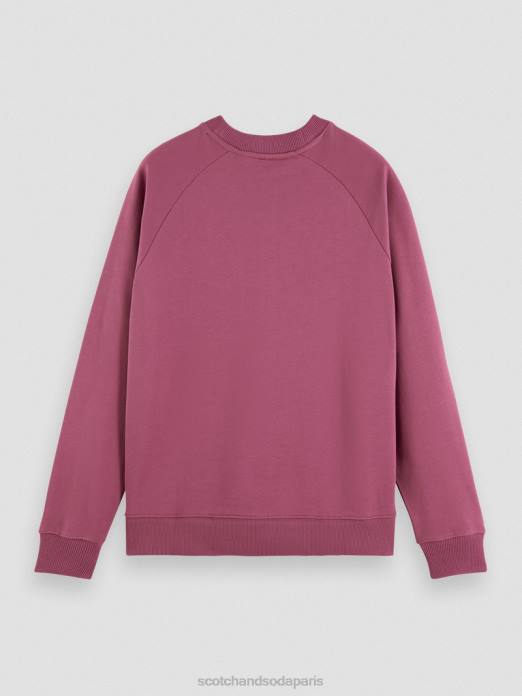 Scotch & Soda femmes sweat à col rond en coton biologique dahlia vêtements 4HB4196