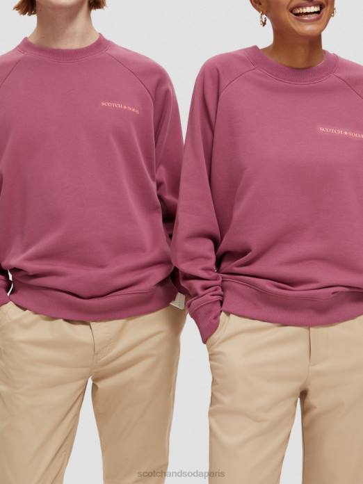 Scotch & Soda femmes sweat à col rond en coton biologique dahlia vêtements 4HB4196