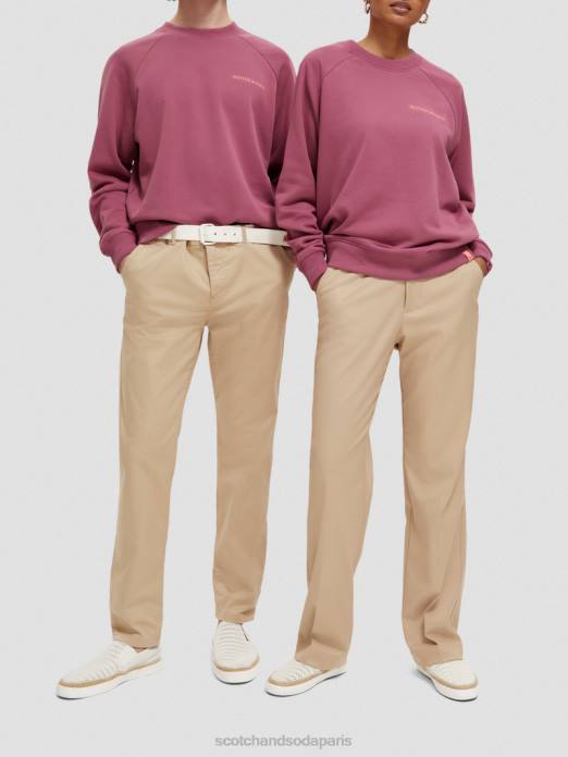 Scotch & Soda femmes sweat à col rond en coton biologique dahlia vêtements 4HB4196