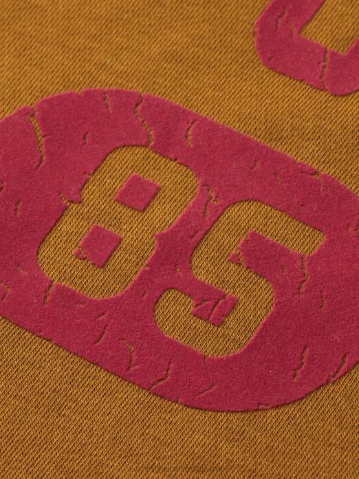 Scotch & Soda femmes sweat-shirt court ample à col cheminée caramel vêtements 4HB4198