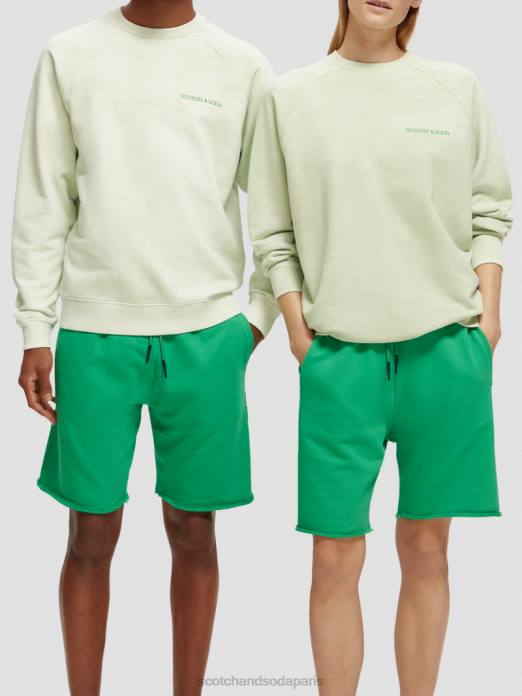 Scotch & Soda femmes sweat-shirt en coton biologique teint en plante menthe vêtements 4HB4222