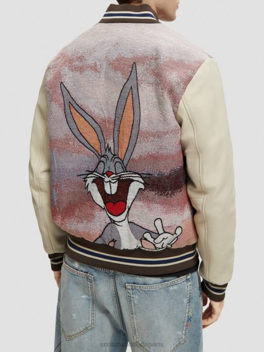 Scotch & Soda femmes blouson aviateur looney tunes combiner un vêtements 4HB4131