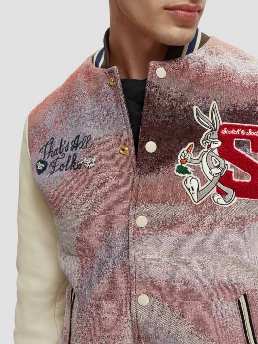 Scotch & Soda femmes blouson aviateur looney tunes combiner un vêtements 4HB4131