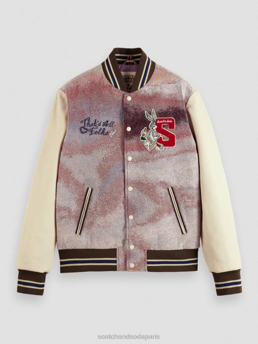 Scotch & Soda femmes blouson aviateur looney tunes combiner un vêtements 4HB4131