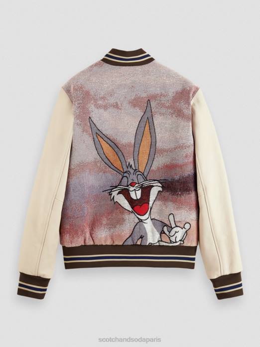 Scotch & Soda femmes blouson aviateur looney tunes combiner un vêtements 4HB4131