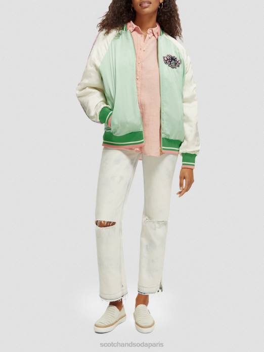 Scotch & Soda femmes blouson perruche brillante vêtements 4HB4147