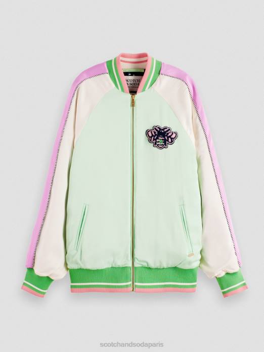 Scotch & Soda femmes blouson perruche brillante vêtements 4HB4147