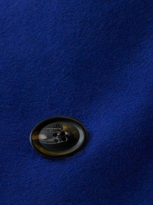 Scotch & Soda femmes manteau à double boutonnage en laine mélangée mélange bleu vif vêtements 4HB4140