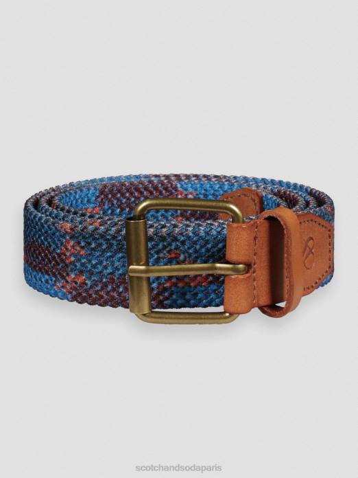 Scotch & Soda Hommes ceinture à bande à finitions en cuir combiner un accessoires 4HB4714