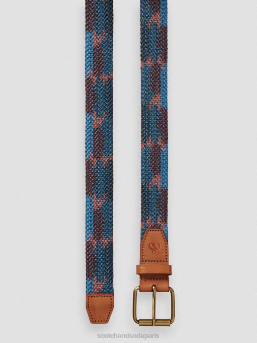 Scotch & Soda Hommes ceinture à bande à finitions en cuir combiner un accessoires 4HB4714
