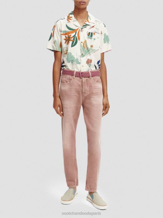 Scotch & Soda Hommes ceinture en toile dahlia accessoires 4HB4709