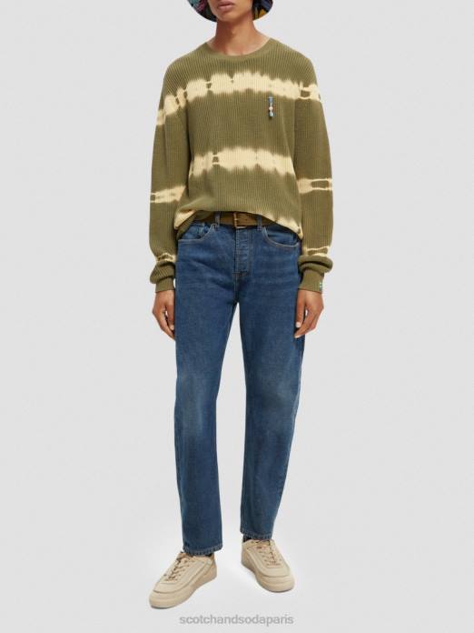 Scotch & Soda Hommes ceinture en toile kaki accessoires 4HB4711