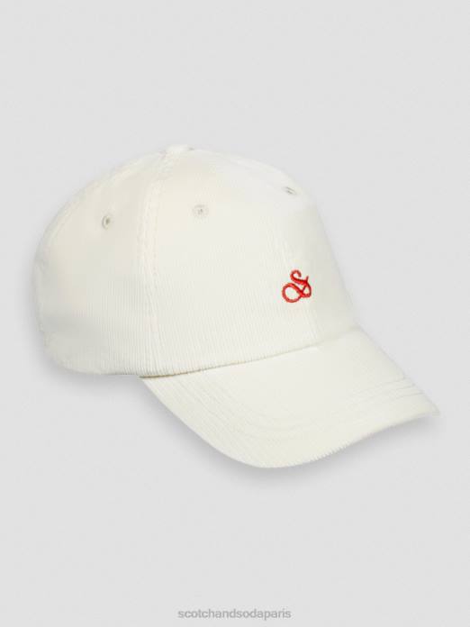 Scotch & Soda Hommes casquette en velours côtelé trousse accessoires 4HB4708