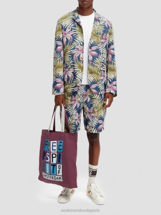 Scotch & Soda Hommes sac fourre-tout en toile dahlia accessoires 4HB4698