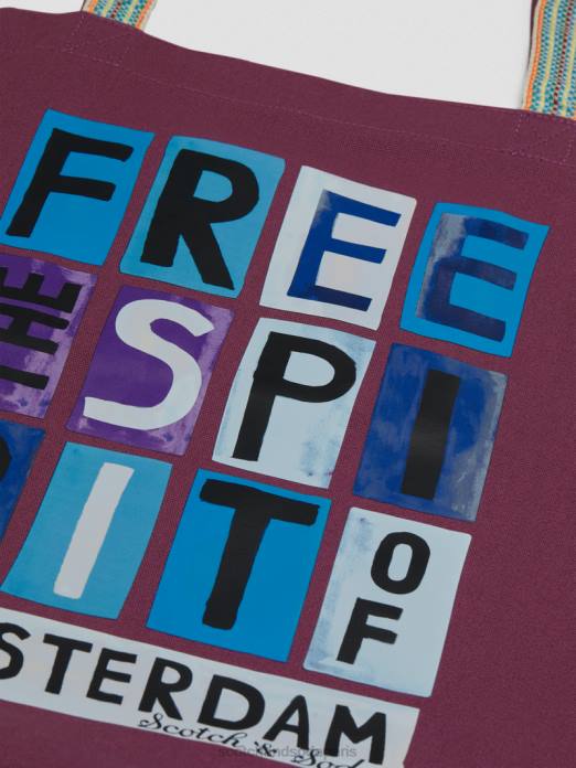 Scotch & Soda Hommes sac fourre-tout en toile dahlia accessoires 4HB4698