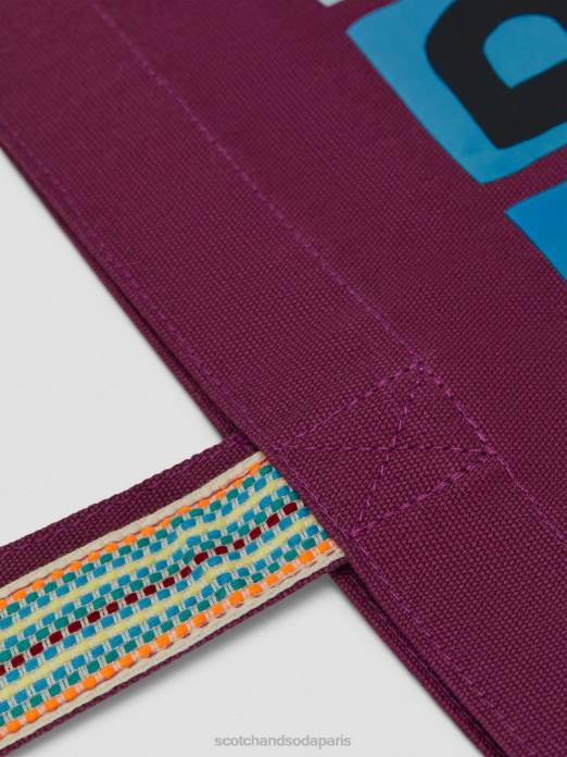 Scotch & Soda Hommes sac fourre-tout en toile dahlia accessoires 4HB4698