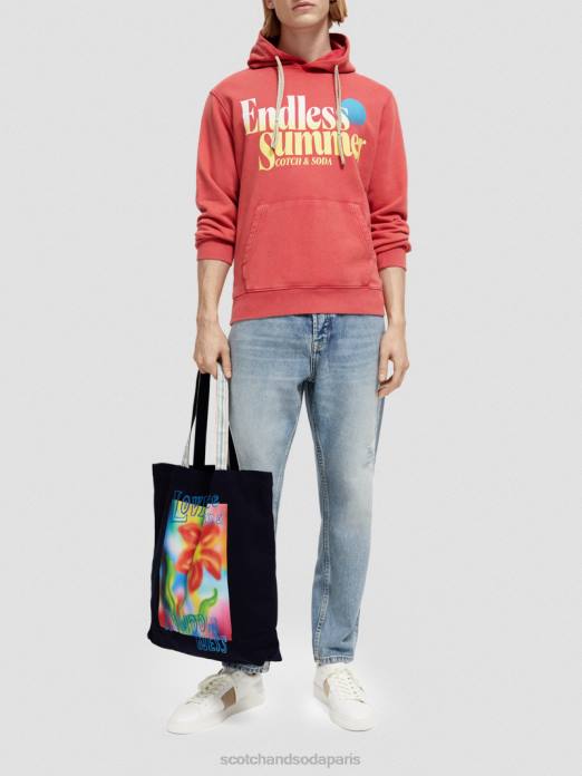 Scotch & Soda Hommes sac fourre-tout en toile nuit accessoires 4HB4699