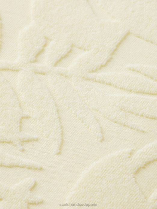 Scotch & Soda Hommes chemise camp imprimée en jacquard banane vêtements 4HB4344