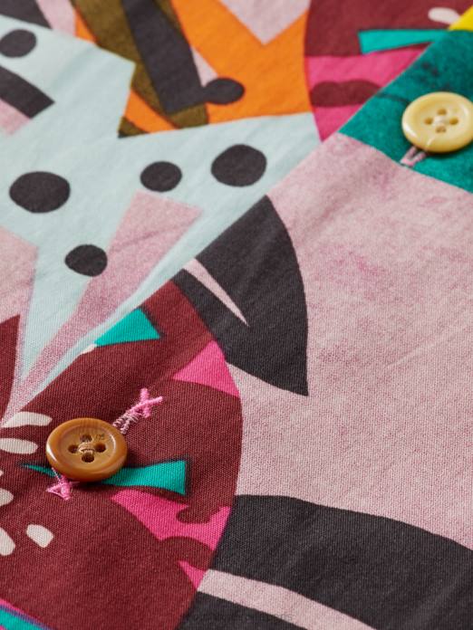 Scotch & Soda Hommes chemise de camp imprimée à manches courtes combiner un vêtements 4HB4285