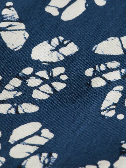 Scotch & Soda Hommes chemise de camp imprimée à manches courtes combo d vêtements 4HB4284