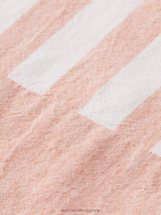 Scotch & Soda Hommes chemise en chambray mélangé léger coupe décontractée cerise vêtements 4HB4315