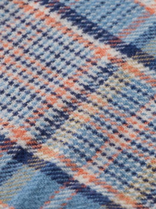 Scotch & Soda Hommes chemise en flanelle brossée coupe classique combo b vêtements 4HB4336