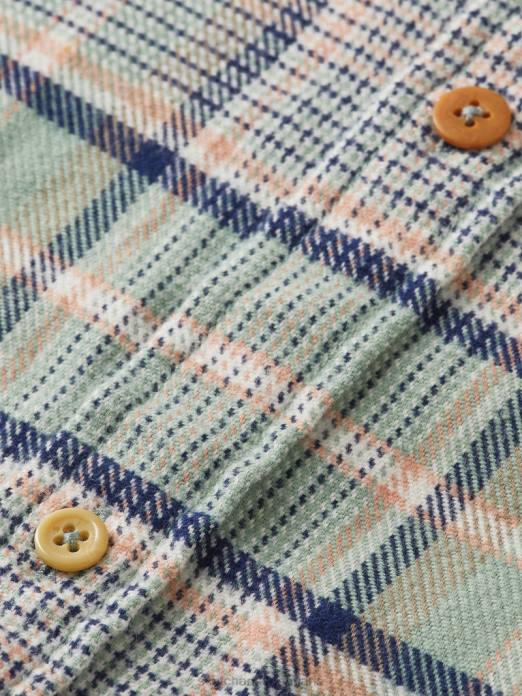 Scotch & Soda Hommes chemise en flanelle à carreaux coupe classique combo b vêtements 4HB4300