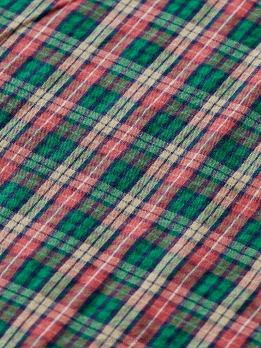 Scotch & Soda Hommes chemise en popeline de coton biologique à carreaux combiner un vêtements 4HB4316