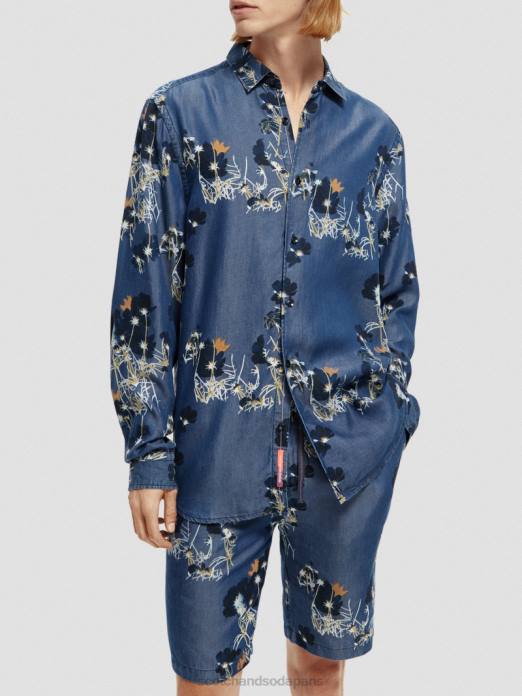 Scotch & Soda Hommes chemise imprimée coupe classique combiner un vêtements 4HB4308