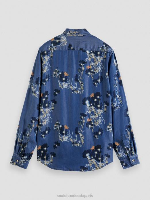 Scotch & Soda Hommes chemise imprimée coupe classique combiner un vêtements 4HB4308